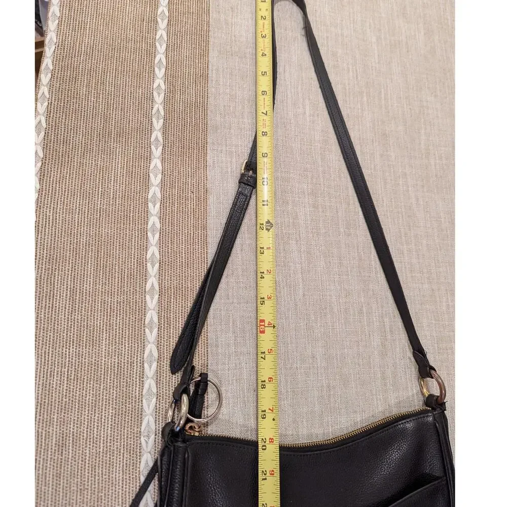 Coach Womens Vintage Leather Crossbody Black Handbag - Picture 16 of 16